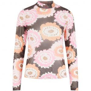 PIECES dame bluse PCMANNI - Mustang Abstract flower