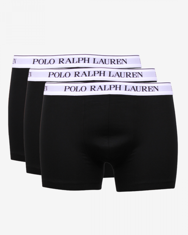 Ralph Lauren Boxershorts trunk 3-pak - Sort / Hvid WB - Str. XL - Modish.dk