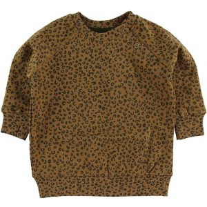 Soft Gallery Sweatshirt - Alexi - Golden Brown/Leospot