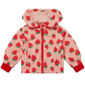 Stella McCartney Kids Jakke - Koral/Rød m. Jordbær
