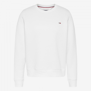 Tommy Hilfiger Original logo dame sweatshirt - Hvid - Str. XXS - Modish.dk