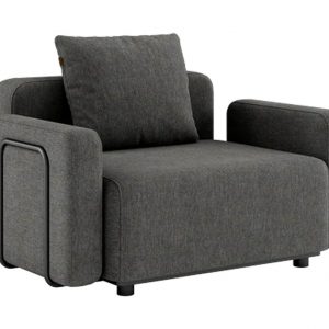 Cobana Lounge Sofa - 1 pers. m/armlæn inkl. pude - Grey - SACKit