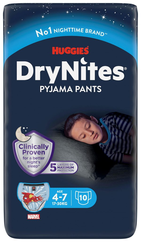 DryNites Boy Pyjama Pants 4-7 Years 10 stk
