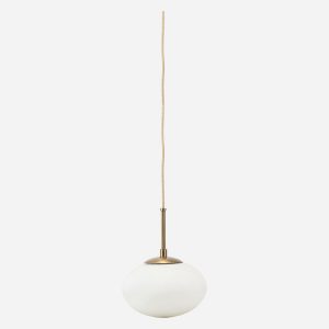 House Doctor - Lampe, Opal, Hvid Ø22 cm