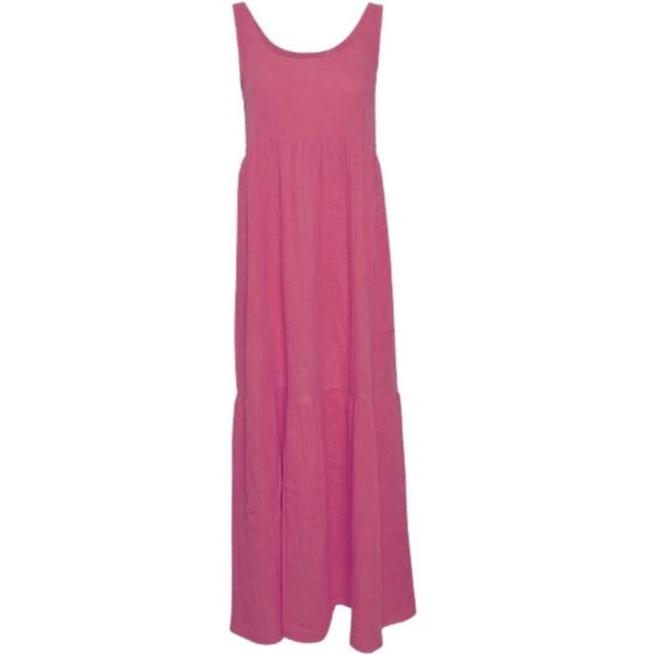 ICHI dame kjole IAFOXA - Shocking Pink