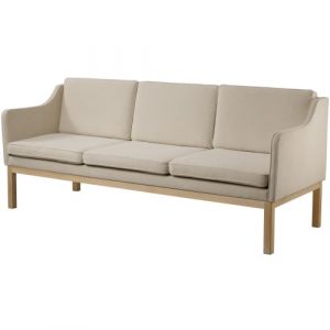 Mogens Koch 3 pers. sofa - MK46 - Natur/beige