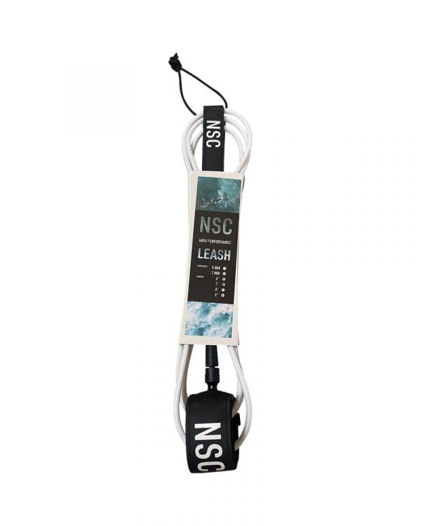 NSC Surf Leash 9" - Hvid