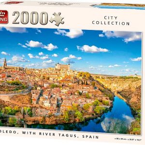 Puzzle - City Collection: Toledeo, With River Tagus, Spain (2000 pieces)