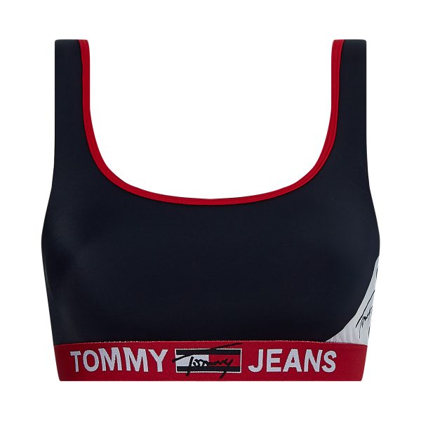 Tommy Hilfiger Bralette Bikini Top, Farve: Sort, Størrelse: XS, Dame