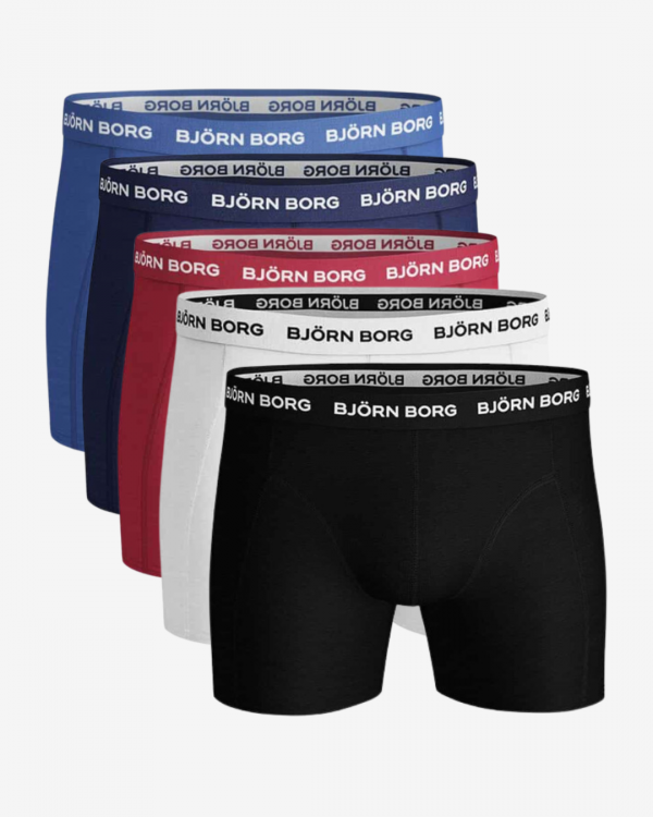 Björn Borg Boxershorts shorts 5-pak - Multi - Str. S - Modish.dk