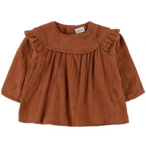 Mini A Ture Bluse - Cenia - Leather Brown