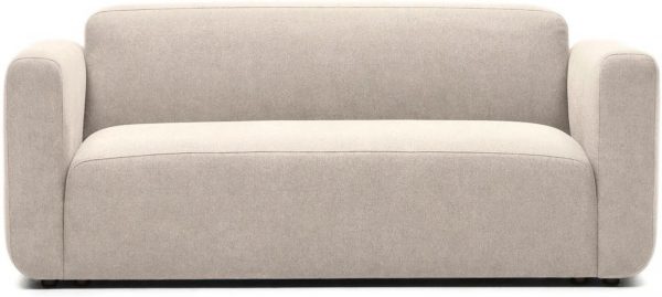 Neom, 2-personers sofa, moderne, nordisk, solidt træ by Kave Home (H: 78 cm. x B: 188 cm. x L: 89 cm., Beige)