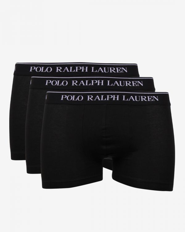 Ralph Lauren Boxershorts trunk 3-pak - Sort - Str. XXL - Modish.dk