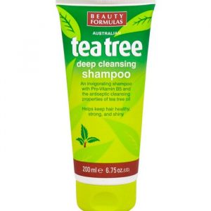 Beauty Formulas Tea Tree Deep Cleansing Shampoo 200 ml