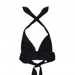 Dolce & Gabbana Sort Nylon Svømme Top Bikini