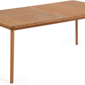 Hanzel, Udendørs Spisebord med udtræk by Kave Home (H: 75 cm. B: 100 cm. L: 183 cm., Natur)
