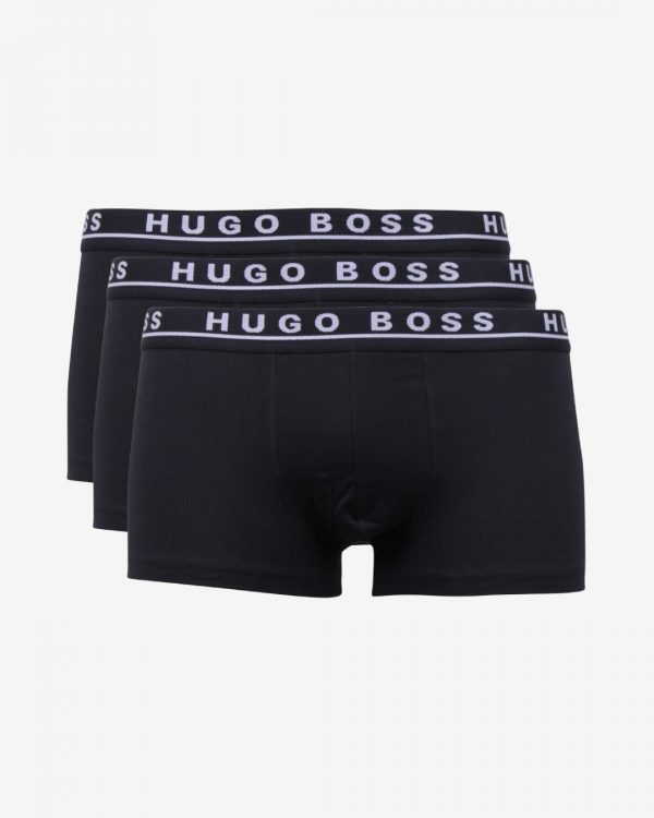 Hugo Boss Boxershorts trunk 3-pak - Sort - Str. M - Modish.dk