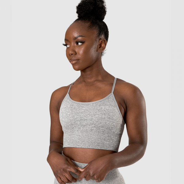 ICANIWILL Queen Mesh Sports Bra Taupe