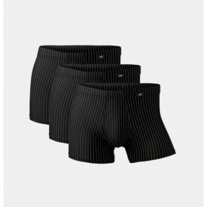 JBS 3-pak microfiber boxershorts/underbukser i sort med striber til herre