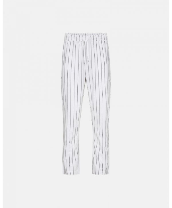 JBS Of Denmark pyjamas bukser i hvid med striber, unisex