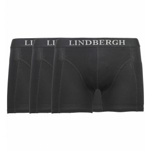 Lindbergh 3pak underbukser/boksershorts i sort til herre