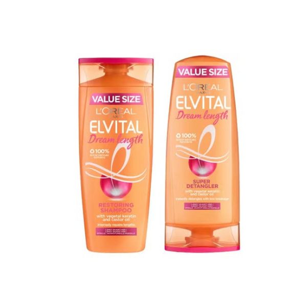 L'Oréal Paris Elvital Dream Length Shampoo & Conditioner 500 ml + 400 ml