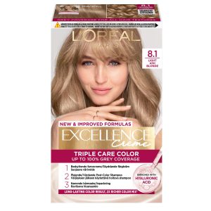 L'Oréal Paris Excellence Creme Hair Color 8.1 Light Ash Blonde 1 stk