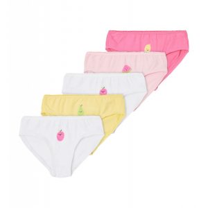 Name it 5-pak underbukser i forskellige farver til piger