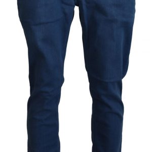 Neil Barrett Blå Bomuld Bukser & Jeans