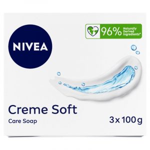 Nivea Creme Soft Care Soap 3 x 100 g