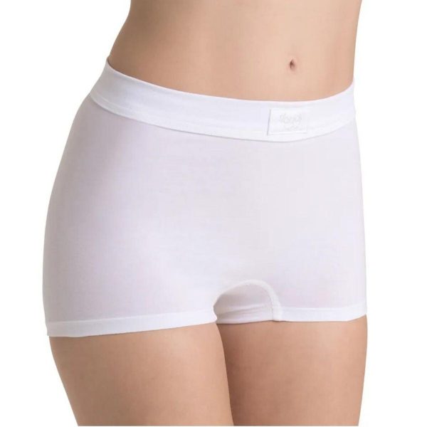 Sloggi Double Comfort Shorts, Farve: Hvid, Størrelse: 36, Dame