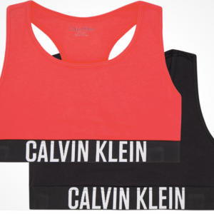 Calvin Klein Bralette Redhot/Black - Legekammeraten.dk