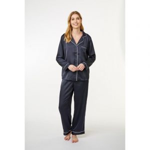 Ccdk Josephine Pyjamas Sæt, Farve: Blå, Størrelse: XS, Dame