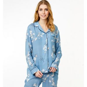 Ccdk Josephine Pyjamas Skjorte, Farve: Blå, Størrelse: S, Dame