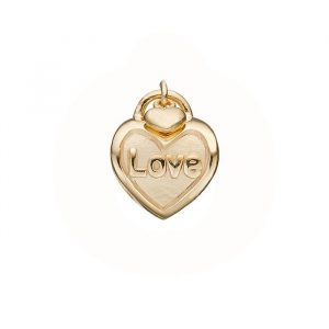Christina Design London Jewelry & Watches - Love Lock Charm forgyldt sølv