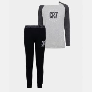 CR7 pyjamas i grå/sort til drenge