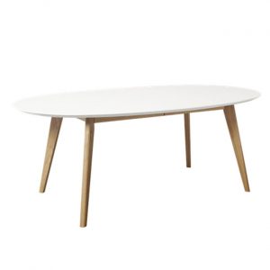 DK-10 spisebord (Ovalt m/træben) - Andersen