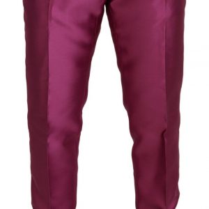 Dolce & Gabbana Pink Silke Bukser & Jeans