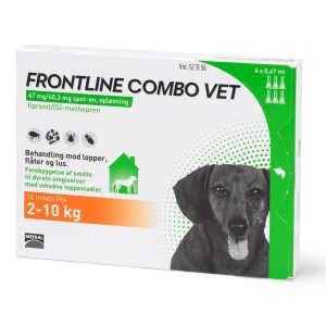 Frontline Combo til hunde 2-10 kg, BONUSPAKKE 6 STK