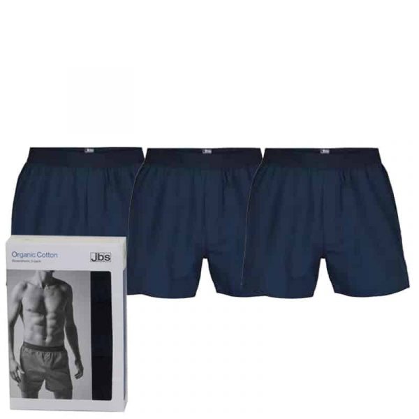 JBS Boxer Shorts 3-pack 100% Organic Cotton - XL