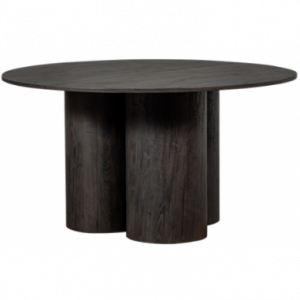 OONA rundt spisebord i MDF Ø140 cm - Mørkebrun