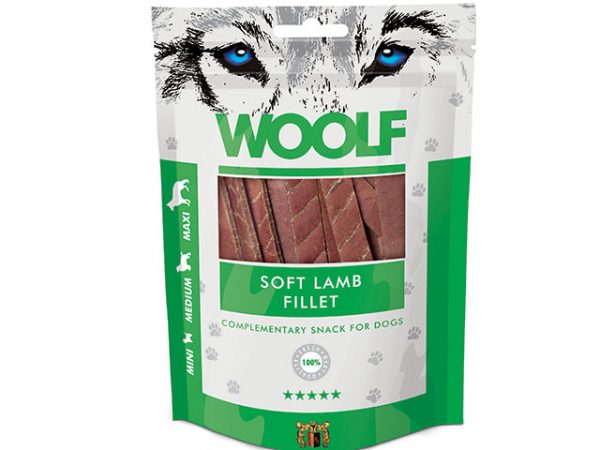 Qpet - Woolf Blød Lammefilet 100g Hundegodbidder - Dog Treats