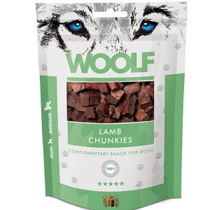 Qpet - Woolf Lam Chunkies 100g Godbidder - Dog Treats