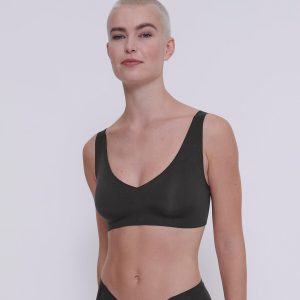 Sloggi Zero Feel. Bralette BH, Farve: Sort, Størrelse: XS, Dame