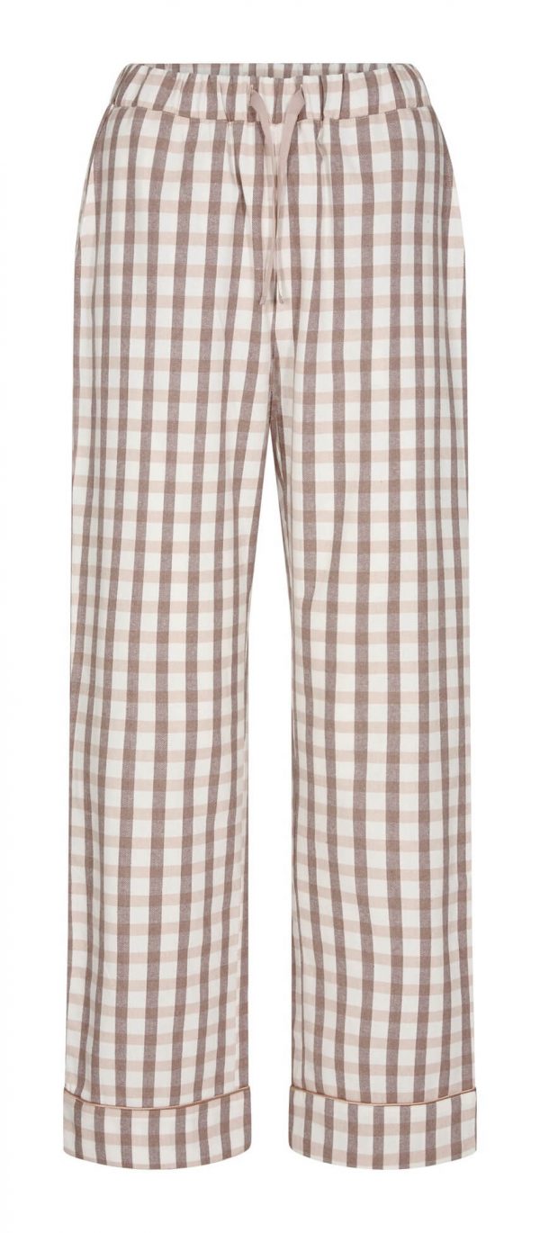 Ternede pyjamasbukser, dame, JBS of Denmark, brun, str. medium
