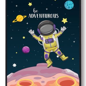 Astronaut - plakat (Størrelse: M - 30x40cm)