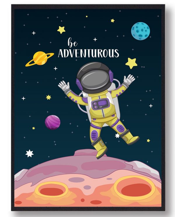 Astronaut - plakat (Størrelse: M - 30x40cm)