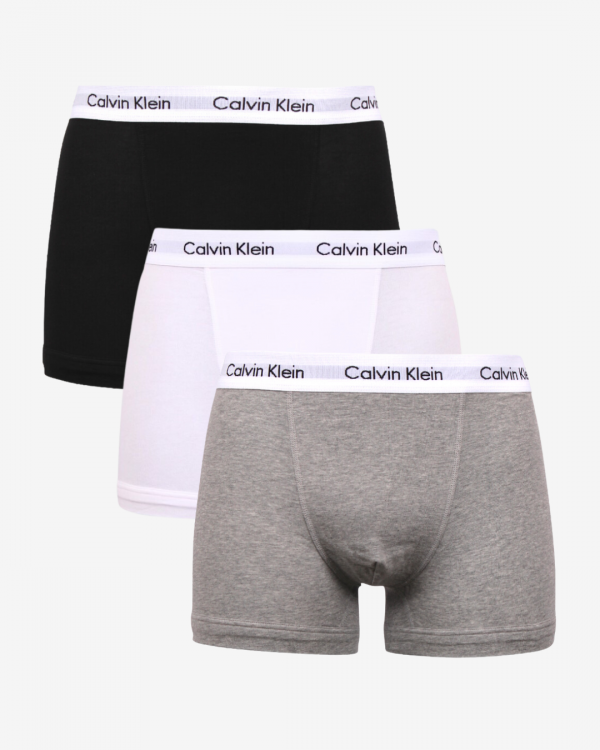 Calvin Klein Underbukser trunks 3-pak - Sort / Hvid / Grå - Str. M - Modish.dk