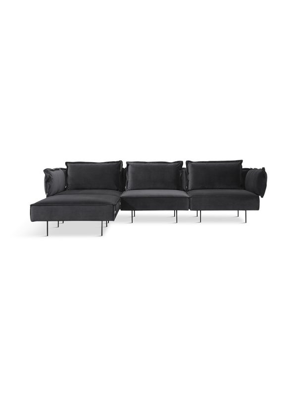 Chaiselounge sofa fra HANDVÄRK (Dark grey)