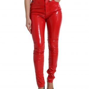 Dolce & Gabbana Rød Skinny Bukser